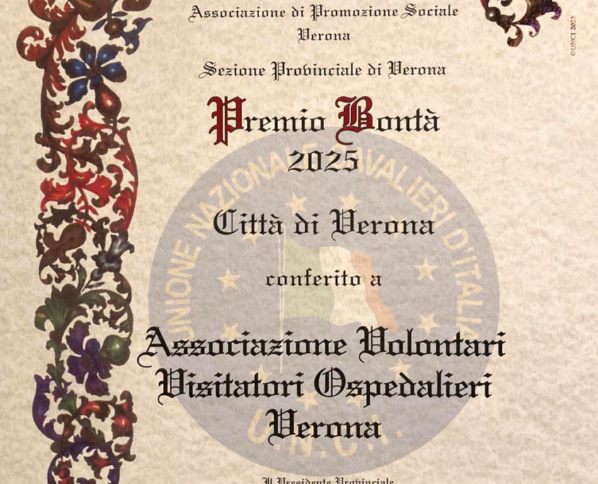 Premio Bontà 2025 Città di Verona